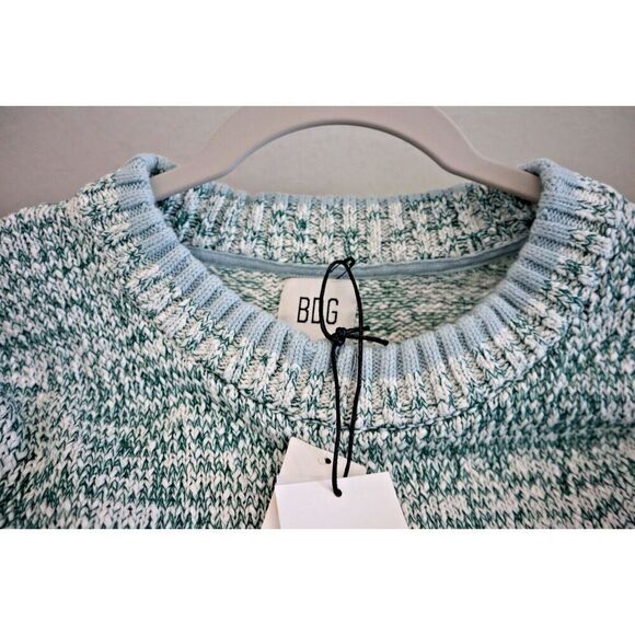 BDG x Urban Outfitters Men's Sz L Clark Green Crew Neck Pullover Sweater - Picture 4 of 10